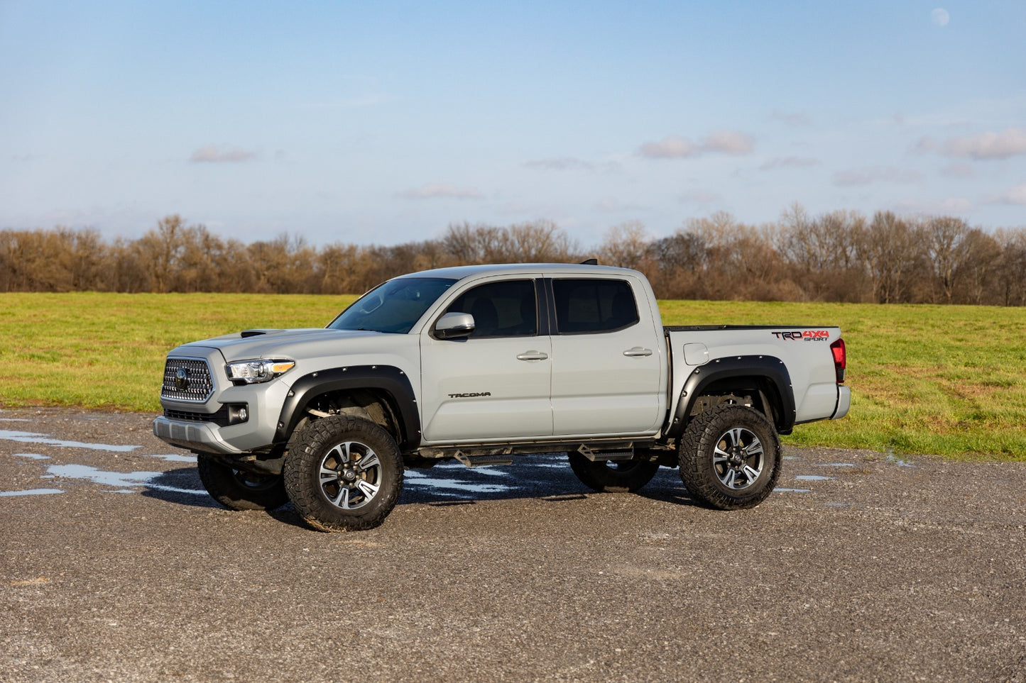 Fits Tacoma(16-23) Pocket Fender Flare 1J9 Silver Metallic F-T11621A-1J9