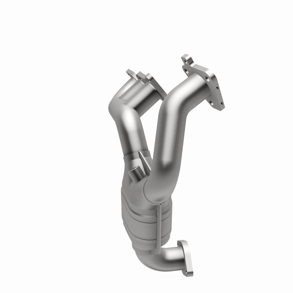 Catalytic Converter with Integrated Exhaust Manifold for HM Grade Federal / EPA Compliant Direct-Fit Manifold Catalytic