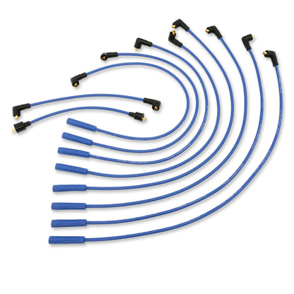 Spark Plug Wire Set Universal 8mm Silicone 5000 ohm/ft Hi Energy Blue 64652