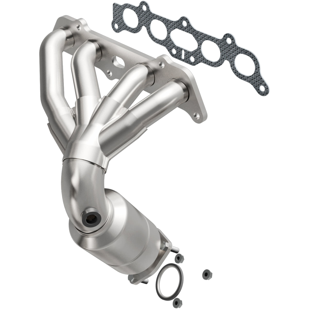 Catalytic Converter with Integrated Exhaust Manifold for HM Grade Federal / EPA Compliant Direct-Fit Manifold Catalytic