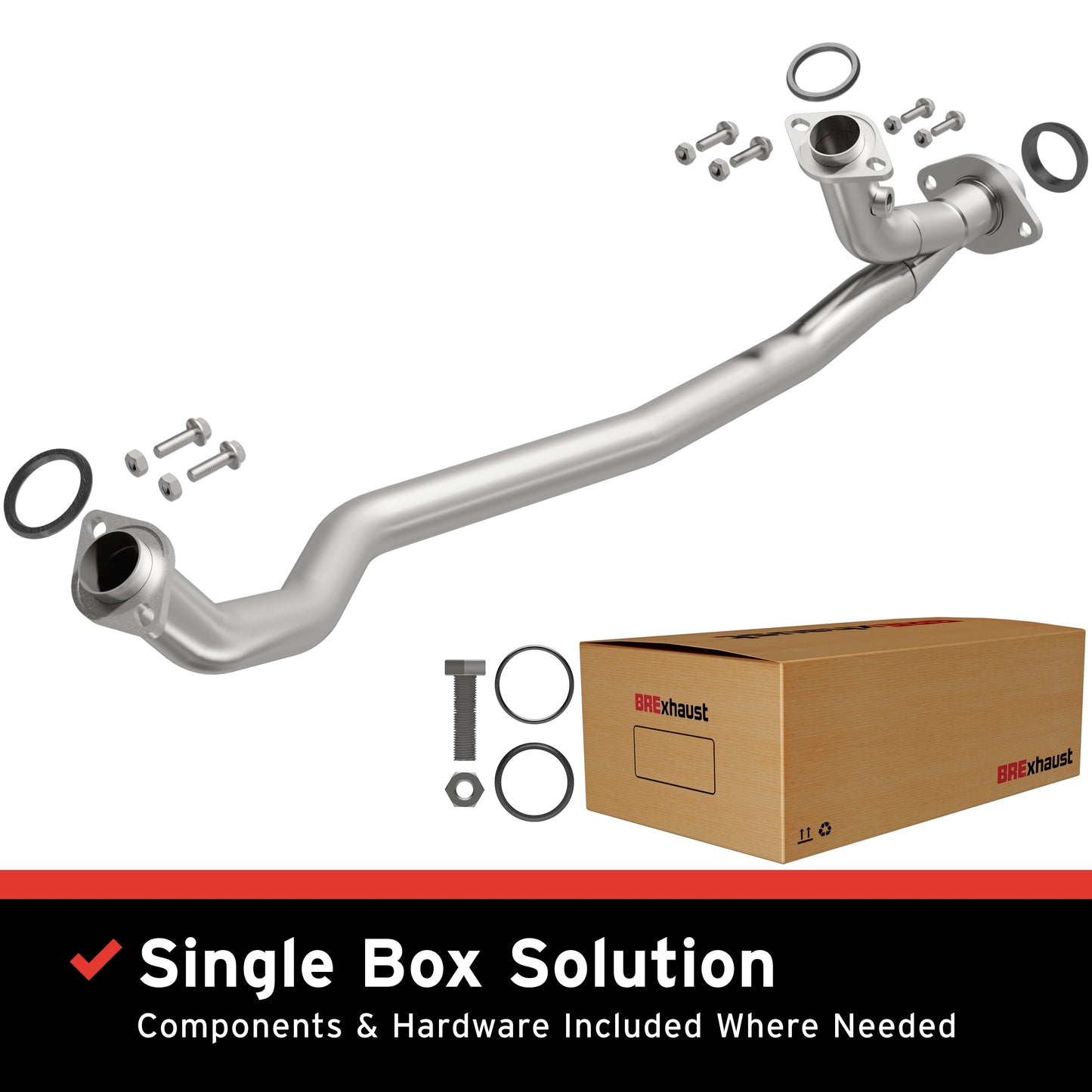 2007-2010 Toyota Sienna Direct-Fit Front Pipe Kit 107-0073