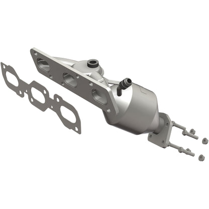 Catalytic Converter with Integrated Exhaust Manifold for HM Grade Federal / EPA Compliant Direct-Fit Manifold Catalytic
