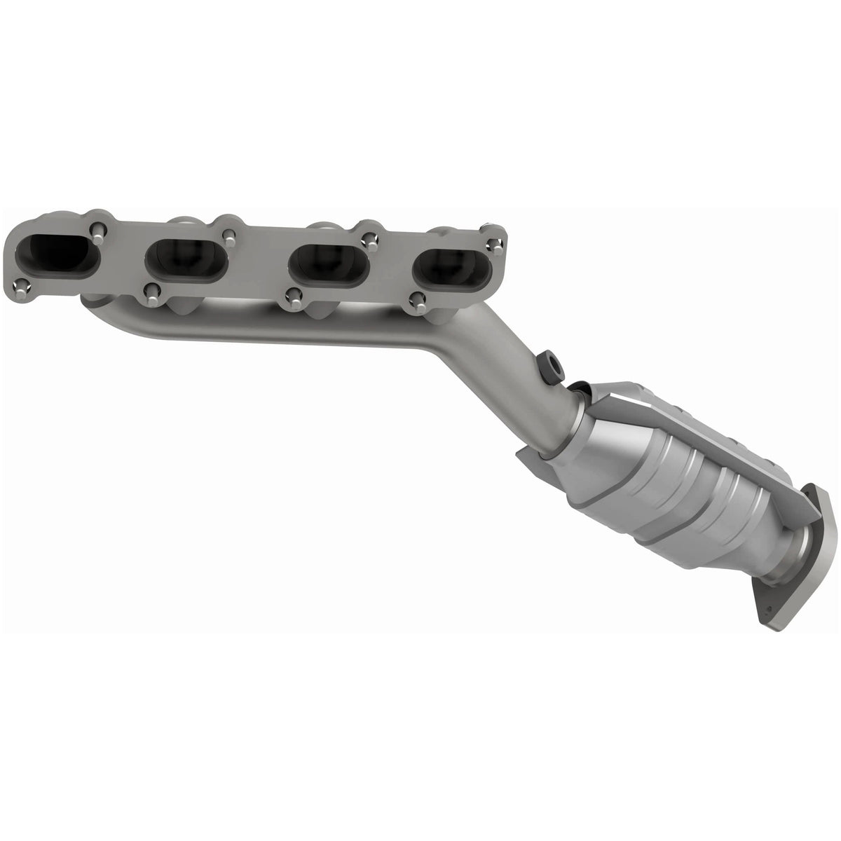 Catalytic Converter with Integrated Exhaust Manifold for HM Grade Federal / EPA Compliant Direct-Fit Manifold Catalytic
