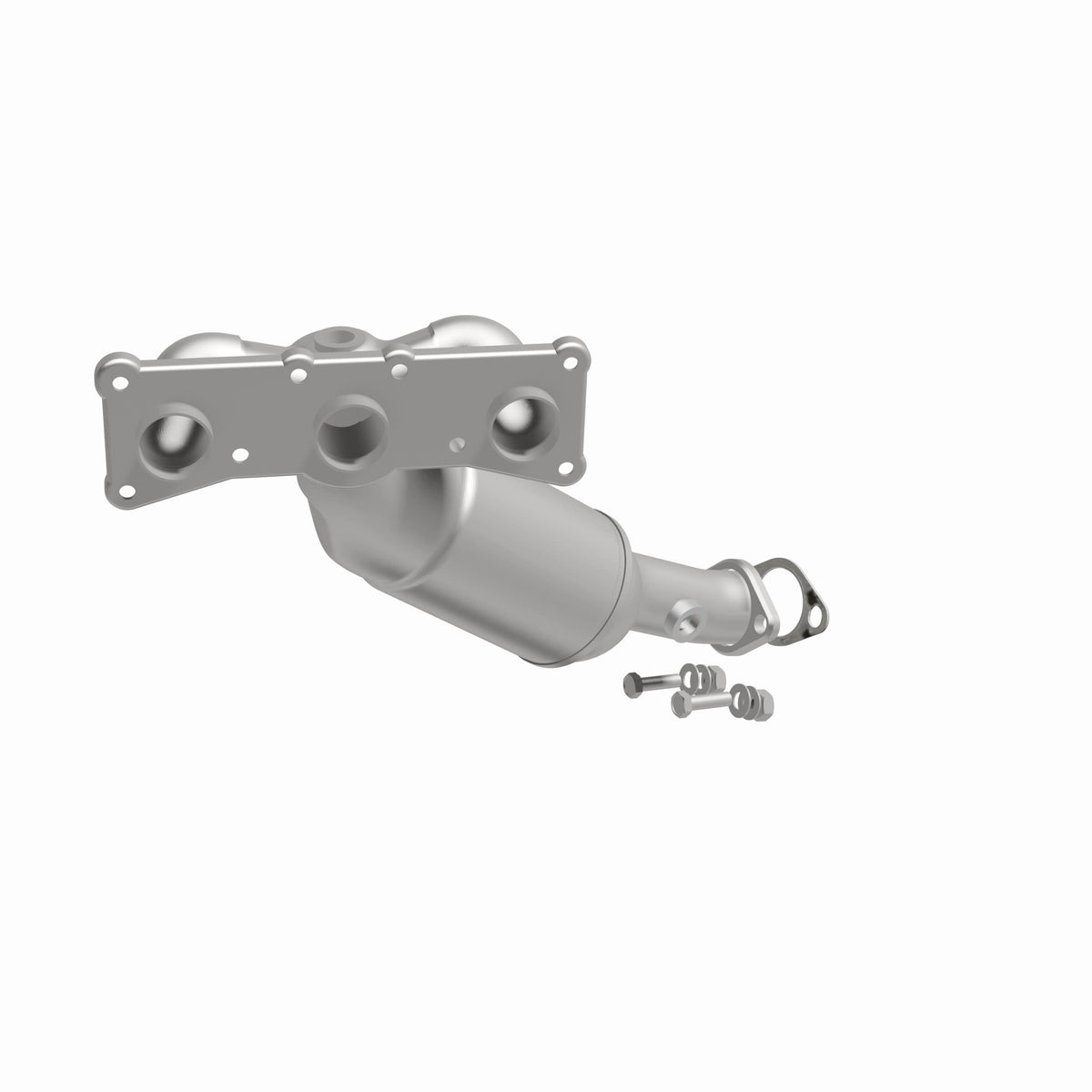 Catalytic Converter with Integrated Exhaust Manifold for HM Grade Federal / EPA Compliant Direct-Fit Manifold Catalytic