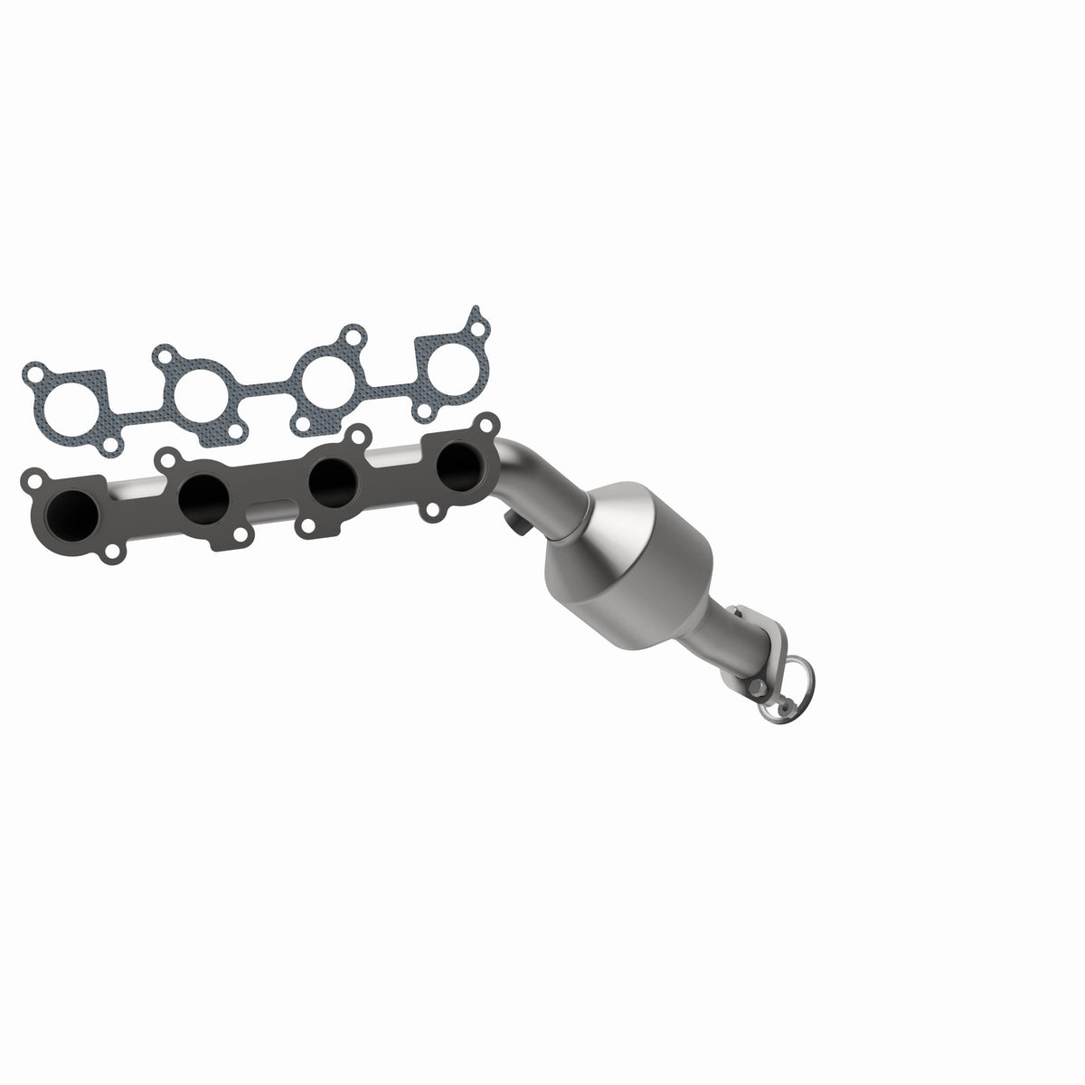 Catalytic Converter with Integrated Exhaust Manifold for HM Grade Federal / EPA Compliant Direct-Fit Manifold Catalytic