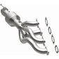 Catalytic Converter with Integrated Exhaust Manifold for HM Grade Federal / EPA Compliant Direct-Fit Manifold Catalytic