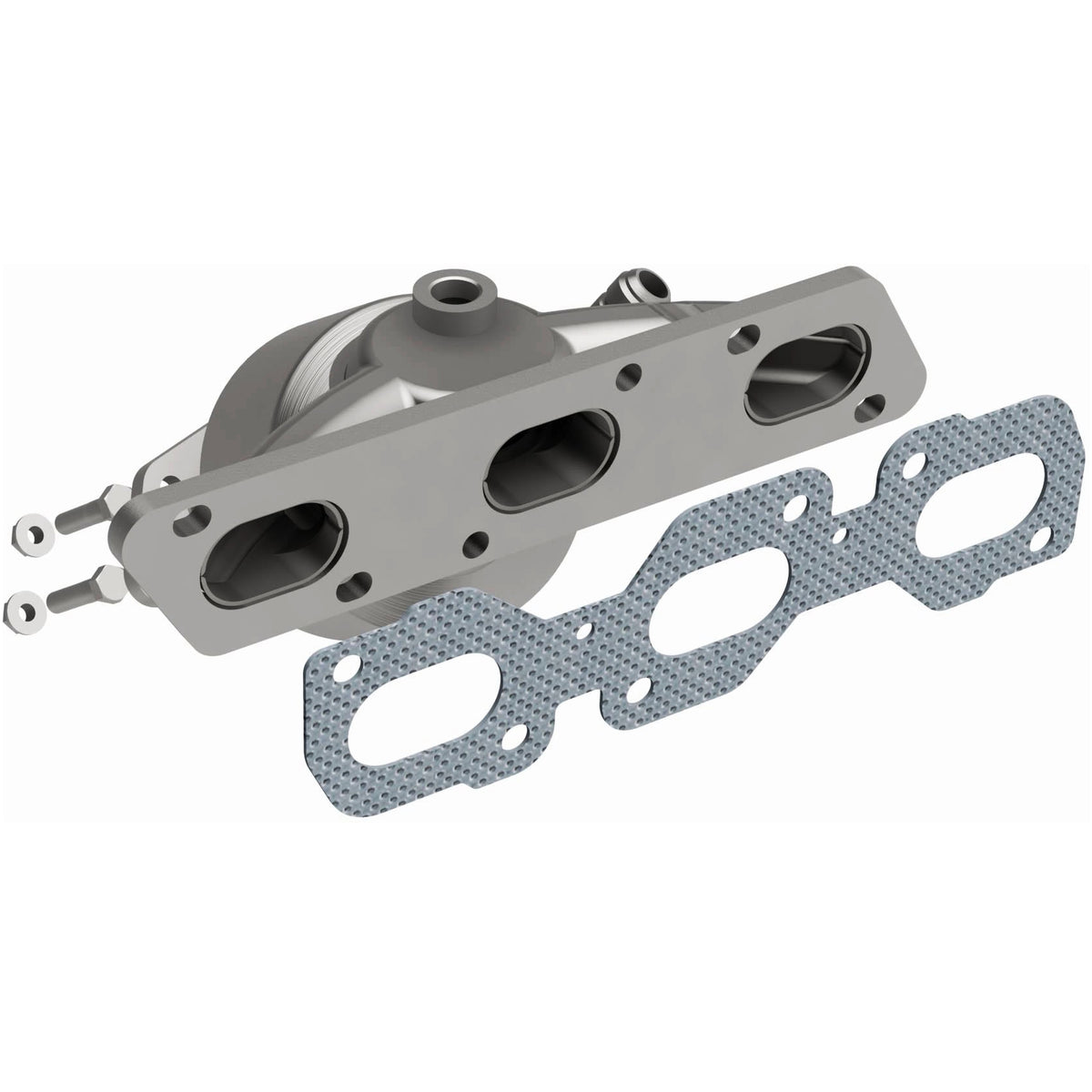 Catalytic Converter with Integrated Exhaust Manifold for HM Grade Federal / EPA Compliant Direct-Fit Manifold Catalytic