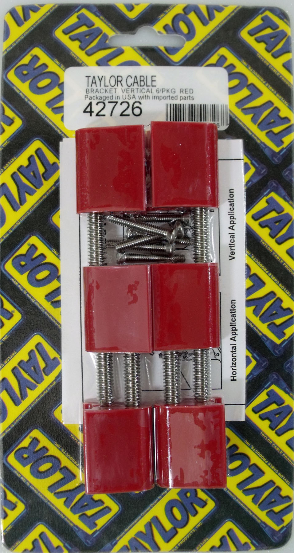 Spark Plug Wire Holder 6 Red 42726