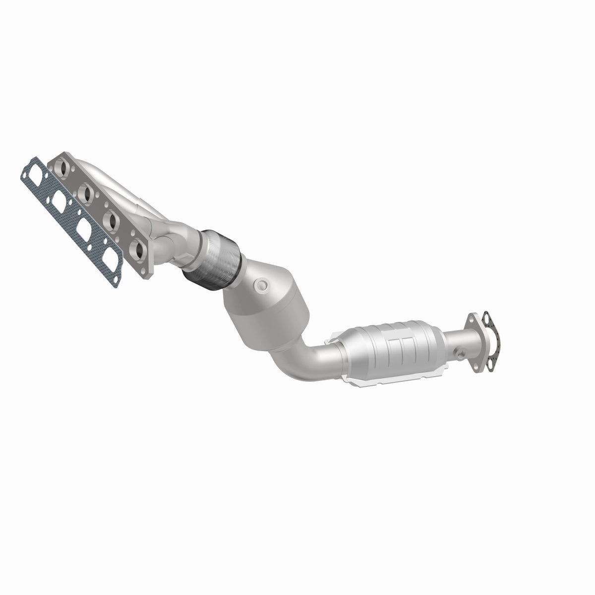 Catalytic Converter with Integrated Exhaust Manifold for HM Grade Federal / EPA Compliant Direct-Fit Manifold Catalytic