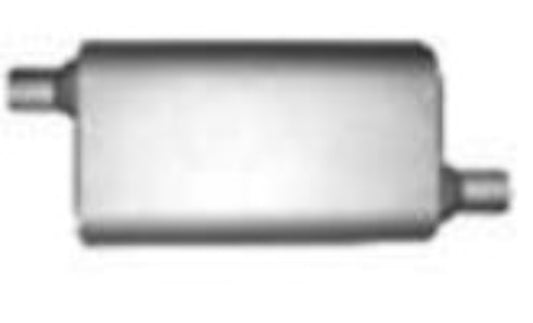 Jones Exhaust F524B Full Boar Truck Muffler 2.5 Inlet, 2.5 Outlet - Performance Mufflers Car Part People