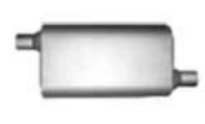 Jones Exhaust F535B Full Boar Truck Muffler 2.75 Inlet, 2.75 Outlet - Performance Mufflers Car Part People