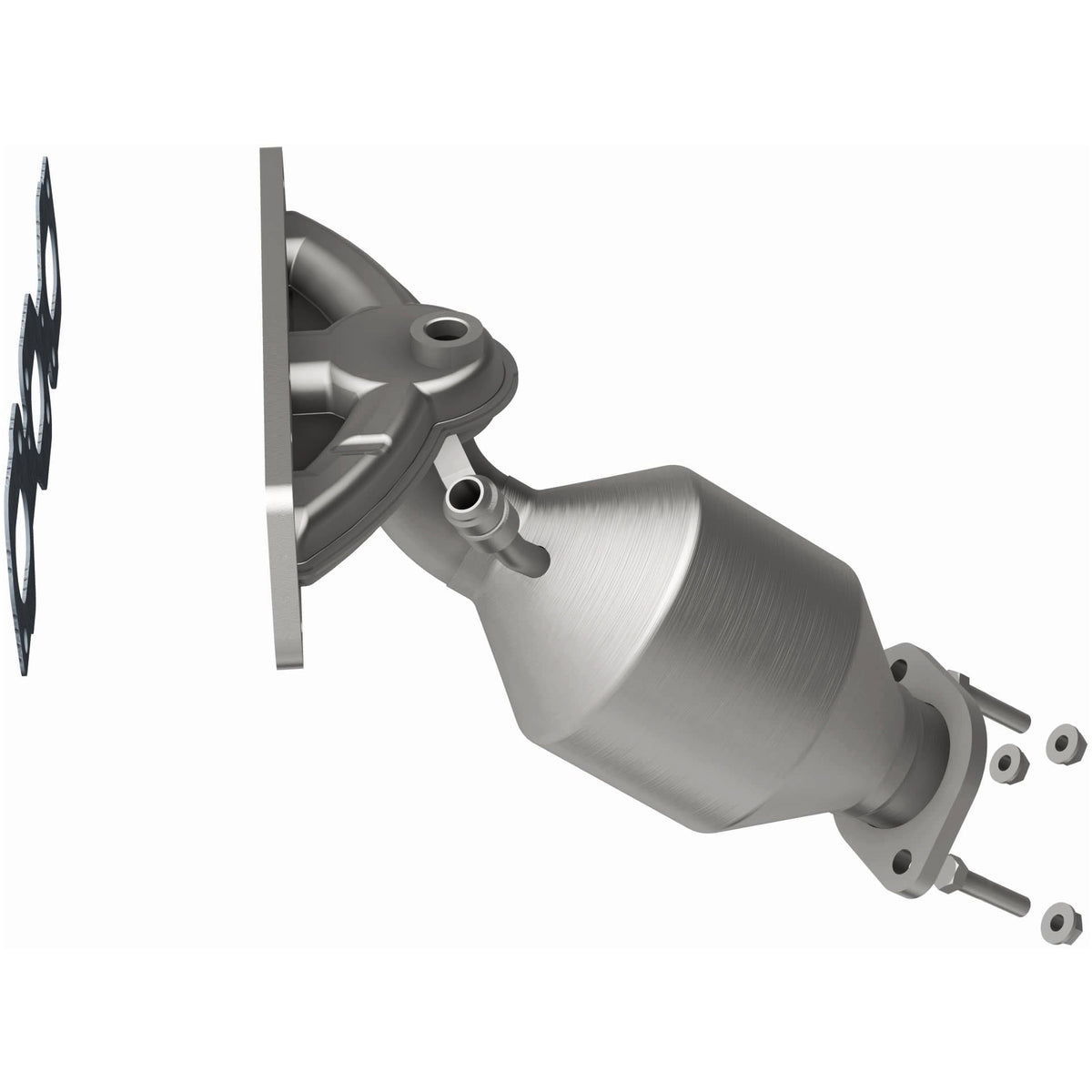 Catalytic Converter with Integrated Exhaust Manifold for HM Grade Federal / EPA Compliant Direct-Fit Manifold Catalytic