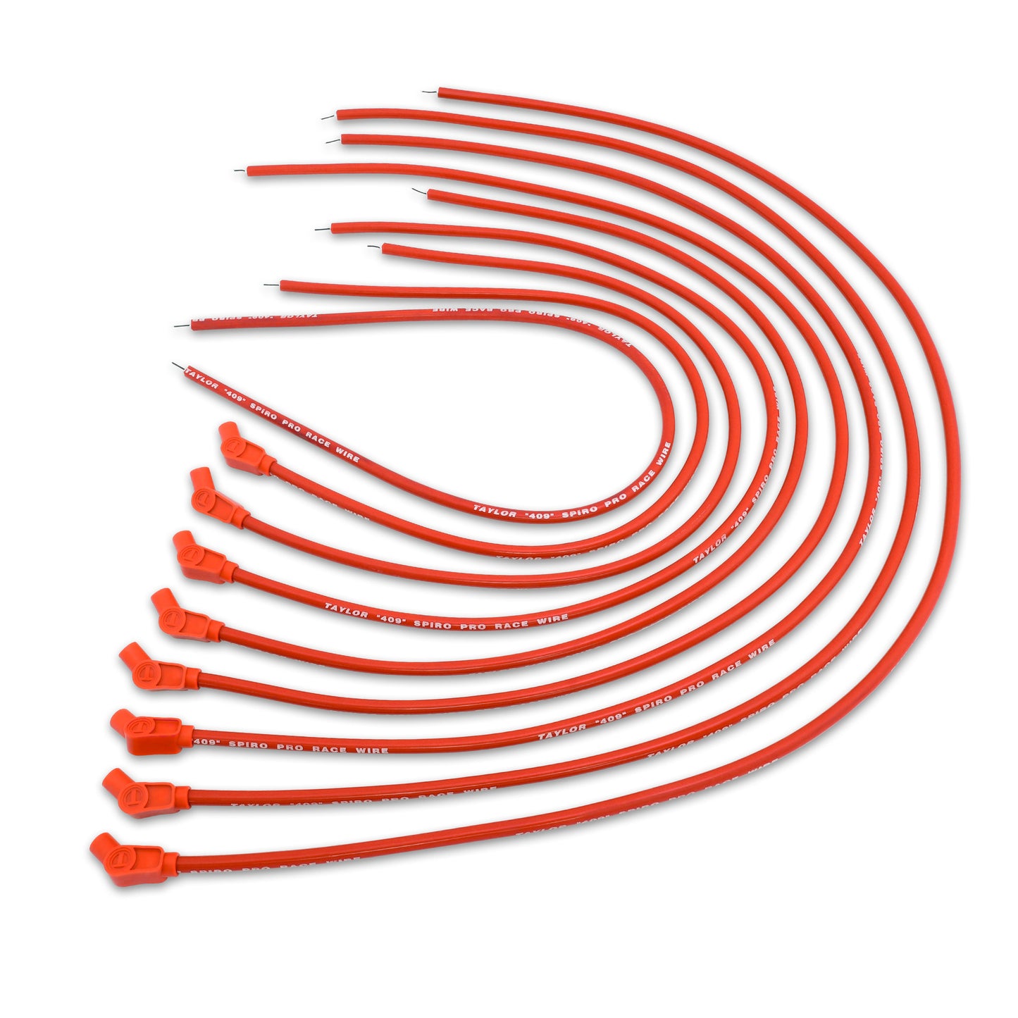 Spark Plug Wire Set Universal 10.4mm Silicone Spiro Pro 409 409 135? Red 79253