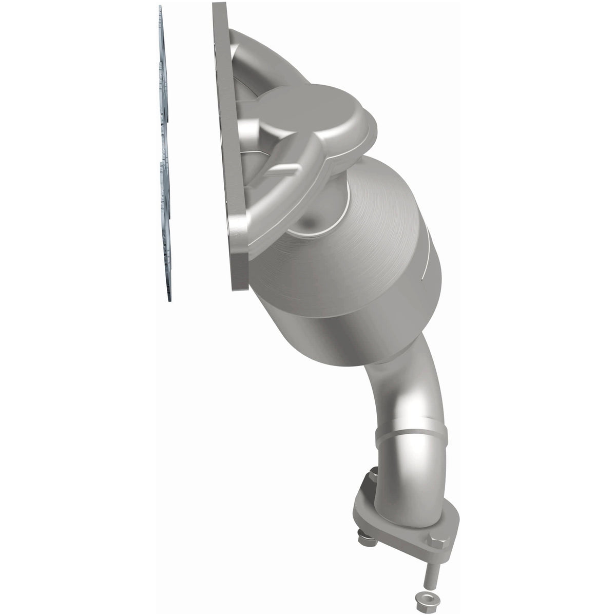 Catalytic Converter with Integrated Exhaust Manifold for HM Grade Federal / EPA Compliant Direct-Fit Manifold Catalytic