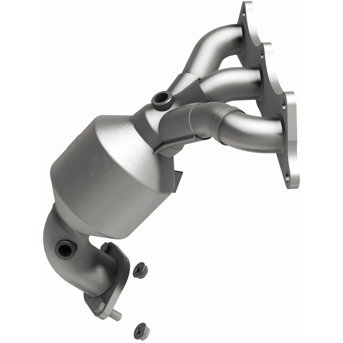 Catalytic Converter with Integrated Exhaust Manifold for HM Grade Federal / EPA Compliant Direct-Fit Manifold Catalytic
