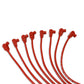 Spark Plug Wire Set Universal 8mm Silicone 90? 0 ohm/ft Prowire Solid Red 70260