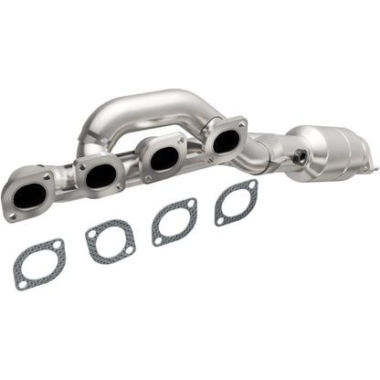 Catalytic Converter with Integrated Exhaust Manifold for HM Grade Federal / EPA Compliant Direct-Fit Manifold Catalytic