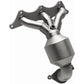 Catalytic Converter with Integrated Exhaust Manifold for HM Grade Federal / EPA Compliant Direct-Fit Manifold Catalytic