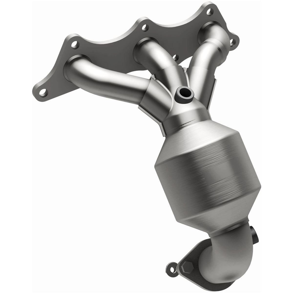 Catalytic Converter with Integrated Exhaust Manifold for HM Grade Federal / EPA Compliant Direct-Fit Manifold Catalytic