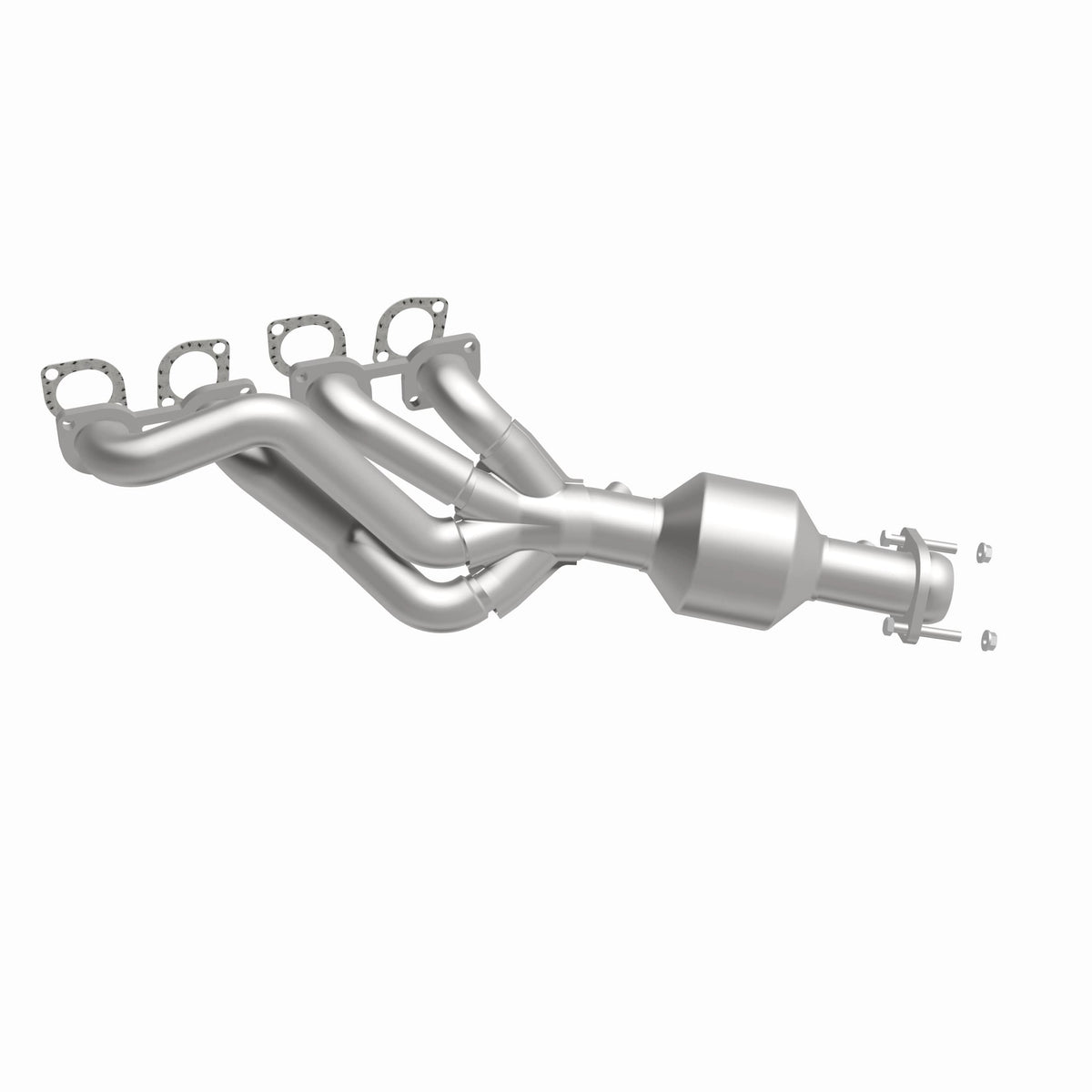 Catalytic Converter with Integrated Exhaust Manifold for HM Grade Federal / EPA Compliant Direct-Fit Manifold Catalytic