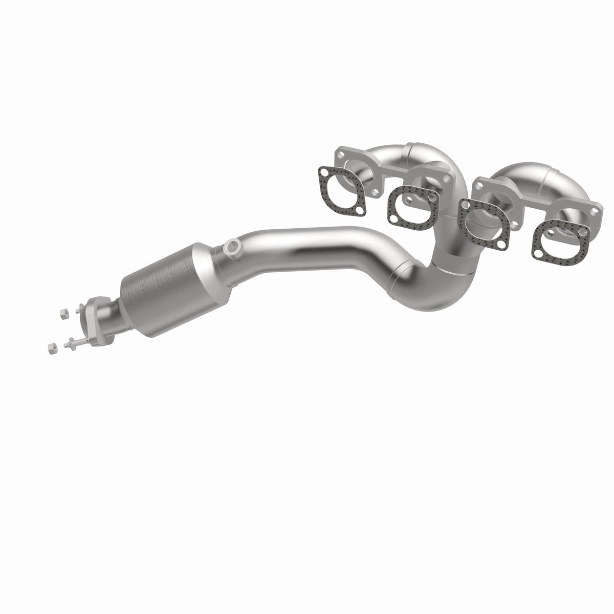 Catalytic Converter with Integrated Exhaust Manifold for HM Grade Federal / EPA Compliant Direct-Fit Manifold Catalytic