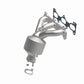 Catalytic Converter with Integrated Exhaust Manifold for HM Grade Federal / EPA Compliant Direct-Fit Manifold Catalytic