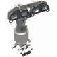 Catalytic Converter with Integrated Exhaust Manifold for HM Grade Federal / EPA Compliant Direct-Fit Manifold Catalytic