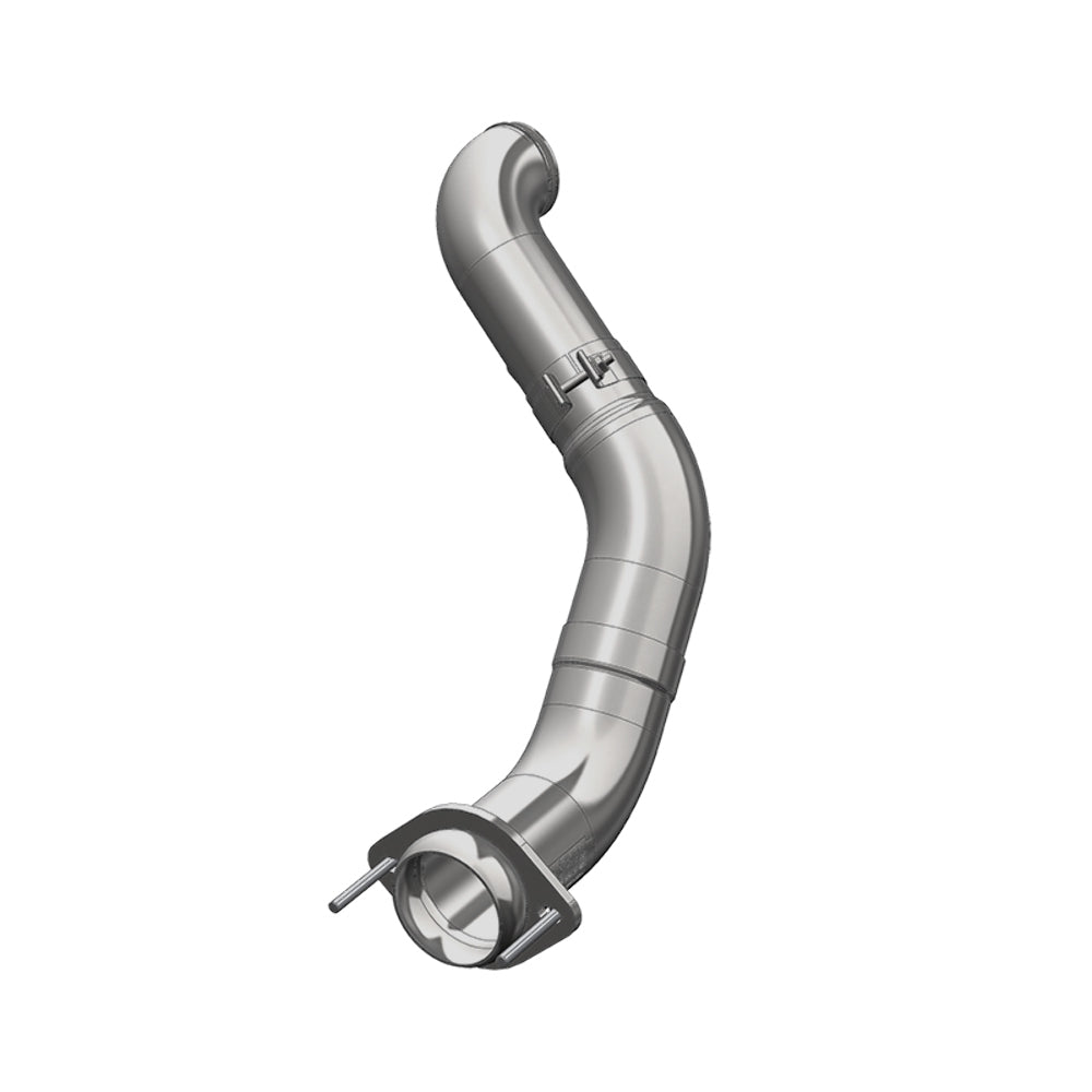 Fits 2011-14 Ford F-450 Super Duty 4" Turbo Down Pipe; AL-EO # D-763-1-FALCA459 - Tailpipe Car Part People