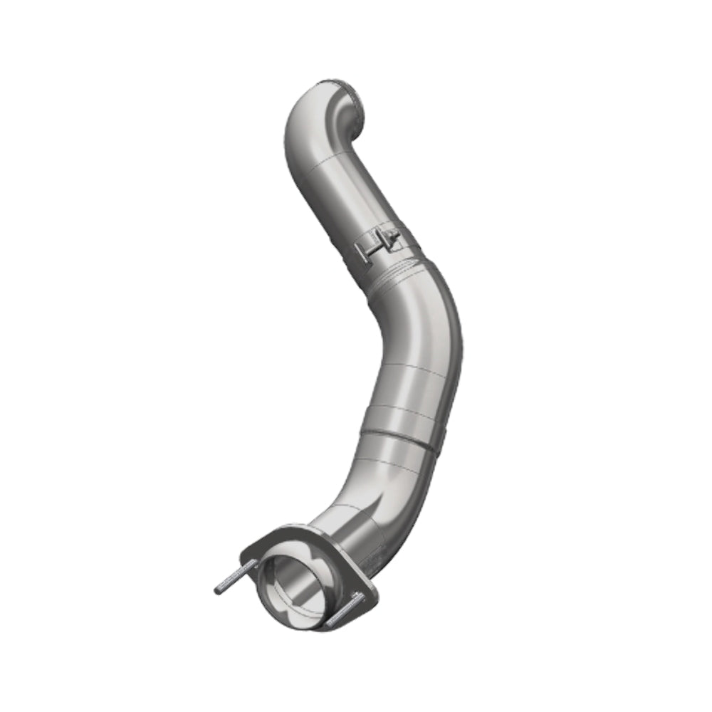 Fits 2011-14 Ford F-450 Super Duty 4" Turbo Down Pipe; AL-EO # D-763-1-FALCA459 - Tailpipe Car Part People