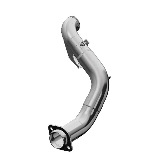 Fits 2015-16 Ford F-450 Super Duty 4" Turbo Down Pipe; AL-EO # D-763-1-FALCA460 - Tailpipe Car Part People