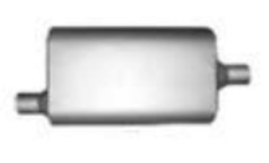 Jones Exhaust FB3051 Full Boar Muffler 3 Inlet, 3 Outlet - Performance Mufflers Car Part People