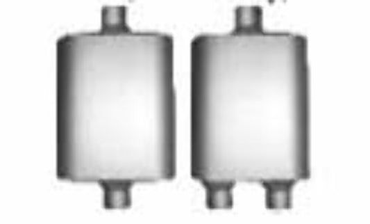 Full Boar Performance Muffler Race Muffler 3" Center/Center I Fits 3" Pipe-FB428 - Performance Mufflers Car Part People