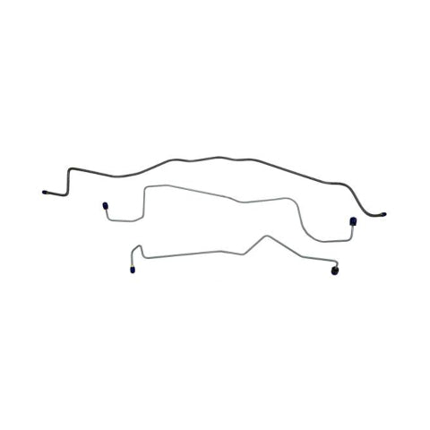 1990-1997 Ford F350 Front Brake Line Kit Steel FBL618