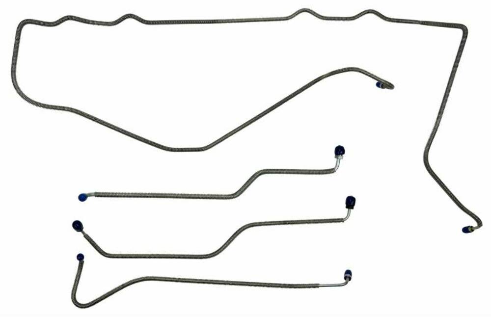 Fits 1974 Chevrolet Corvette Front Brake Line Set FBL916
