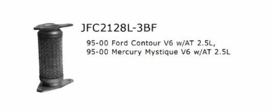 Direct Flex; Fits: 1995-2000 Ford Contour, 1995-2000 Mercury Mystique-FC1 - Hangers, Clamps, and Flanges Car Part People