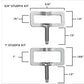 Ford Truck Exhaust Manifold Repair Kit Hush Stud Fix 8001