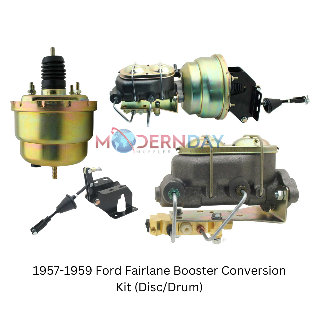 Fits 1957-1959 Ford Fairlane Booster Conversion Kit (Disc/Drum) FD-203 - Master Cylinders and Parts Car Part People