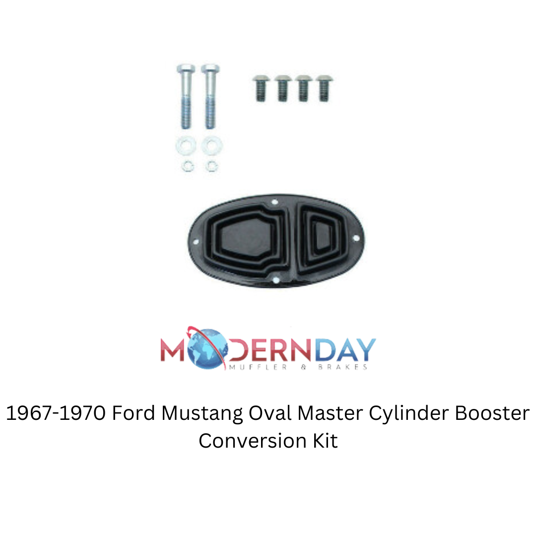 Fits 1967-1970 Ford Mustan Oval Master Cylinder Booster Conversion Kit FD-403 - Master Cylinders and Parts Car Part People