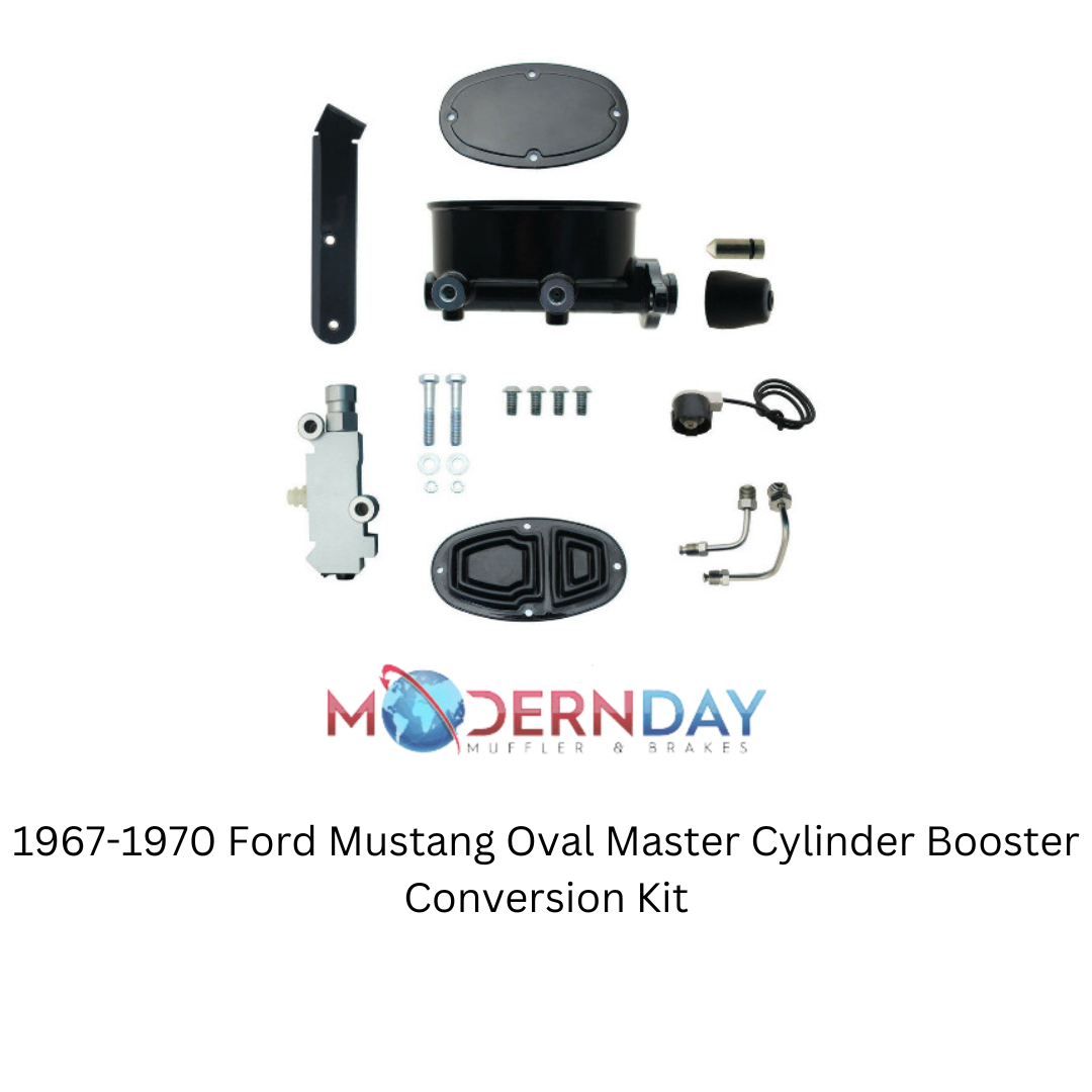 Fits 1967-1970 Ford Mustan Oval Master Cylinder Booster Conversion Kit FD-403 - Master Cylinders and Parts Car Part People
