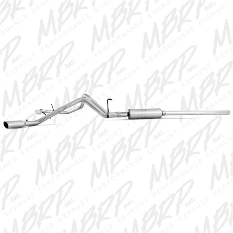 Fits 2006 Dodge Ram 1500 2 1/2in. Cat Back; Dual Split Side; AL - S5128AL - Cat Back Exhaust Car Part People