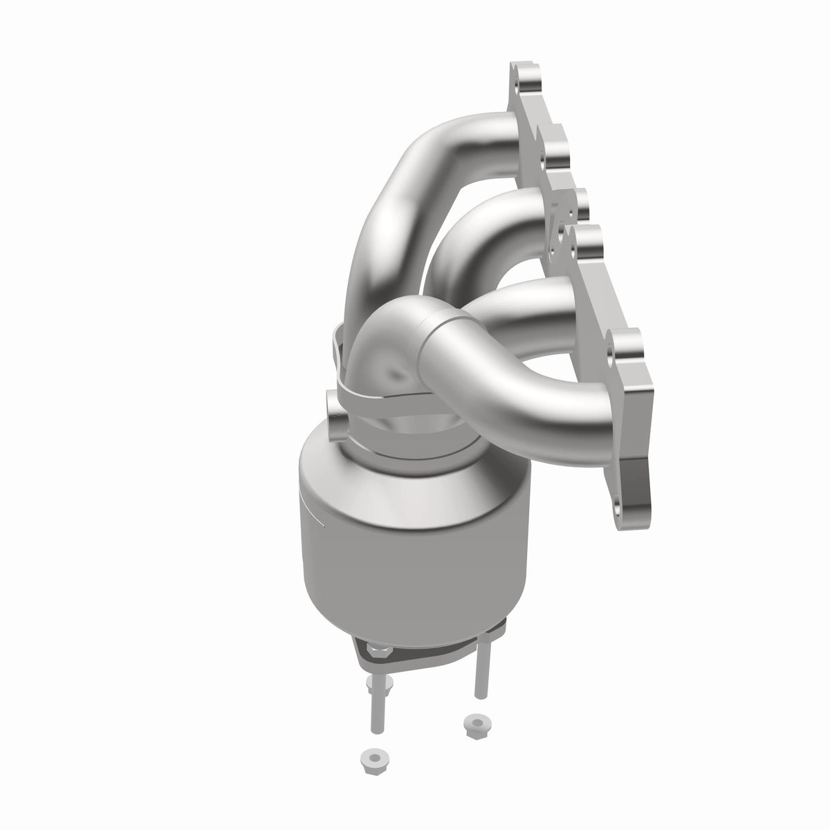 Catalytic Converter with Integrated Exhaust Manifold for HM Grade Federal / EPA Compliant Direct-Fit Manifold Catalytic
