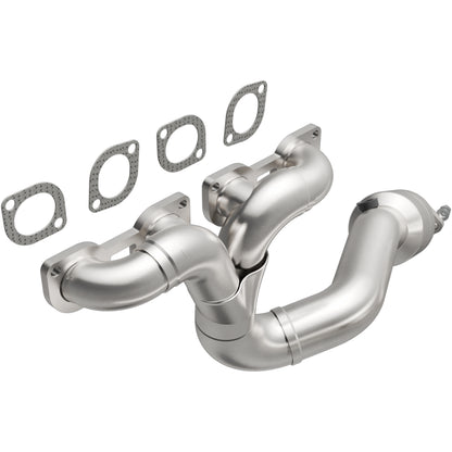 Catalytic Converter with Integrated Exhaust Manifold for HM Grade Federal / EPA Compliant Direct-Fit Manifold Catalytic