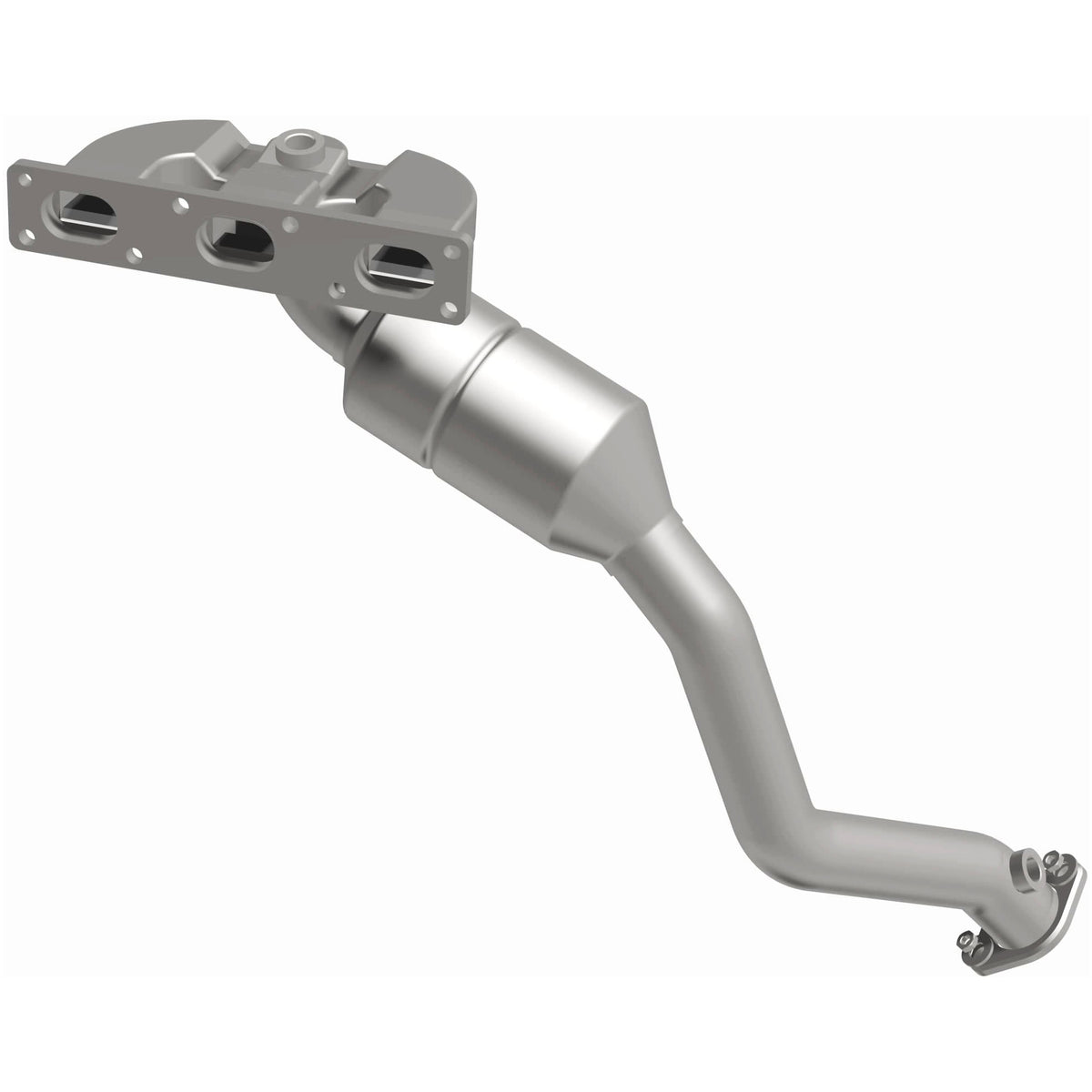 Catalytic Converter with Integrated Exhaust Manifold for HM Grade Federal / EPA Compliant Direct-Fit Manifold Catalytic