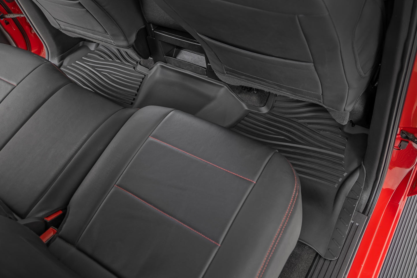 Fits Chevy 1500 (14-18) Flex-Fit Floor Mats FR & RR FR Bucket Crew FF-21413