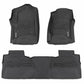 Fits Chevy 1500 (14-18) Flex-Fit Floor Mats FR & RR FR Bucket Crew FF-21413