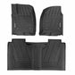 Fits Chevy 1500 (19-24) Flex-Fit Floor Mats FR & RR FR Bucket Crew FF-21612