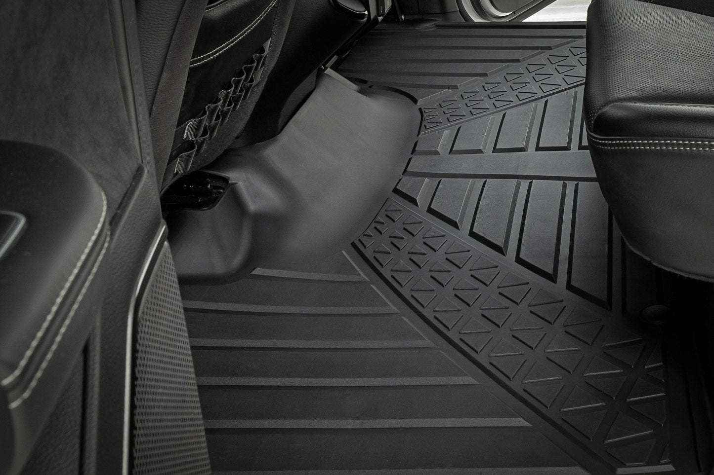 Fits Ram 1500 (19-24)/1500 TRX (21-24) Flex-Fit Floor Mats FR & RR Crew FF-31422