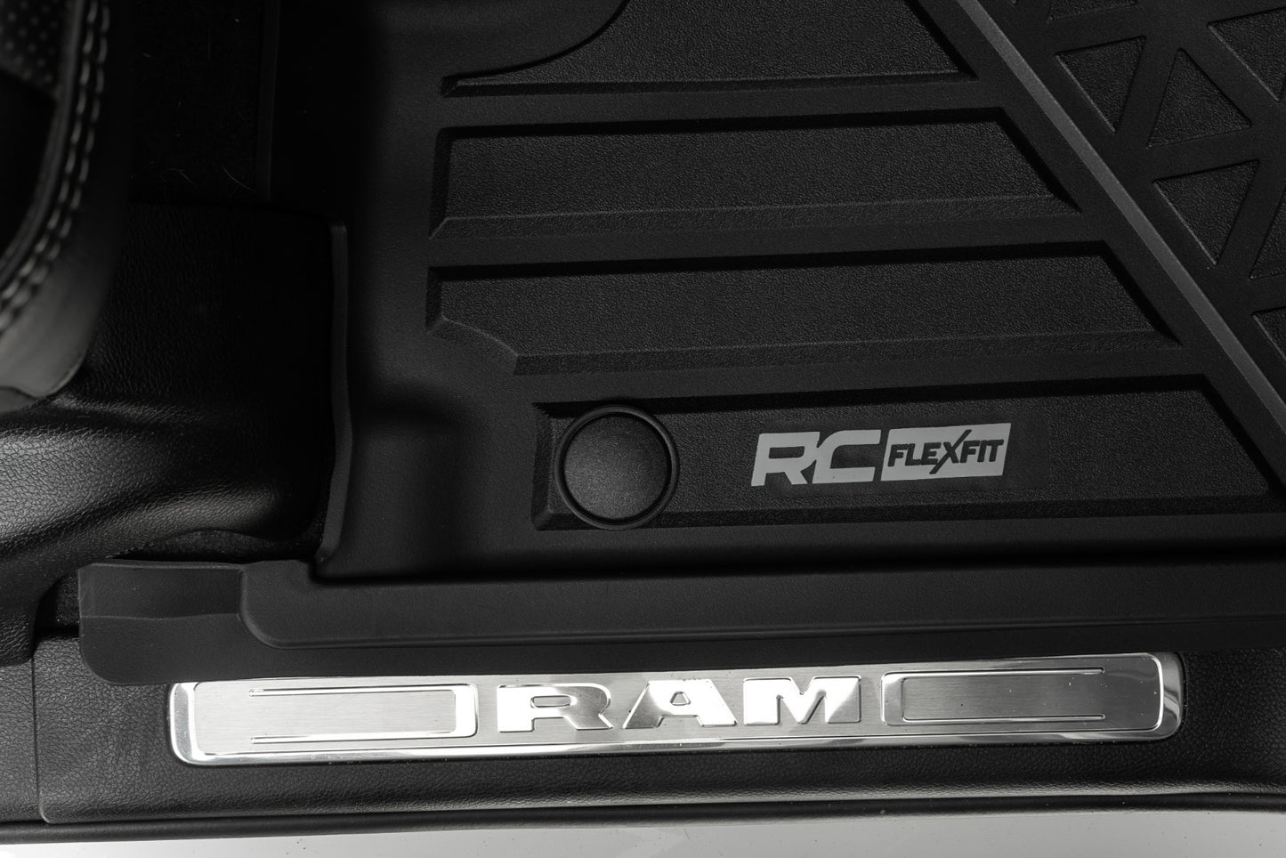 Fits Ram 1500 (19-24)/1500 TRX (21-24) Flex-Fit Floor Mats FR & RR Crew FF-31422