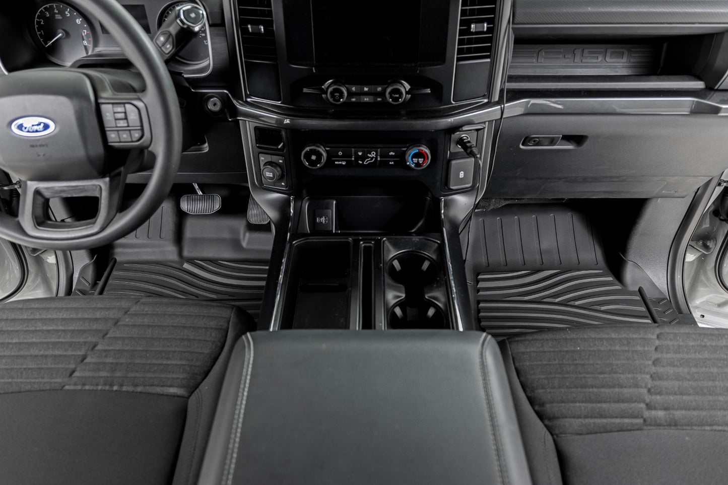 Fits Ford F-150(15-24)/Raptor(17-24) Flex-Fit Floor Mats FR & RR FF-51512