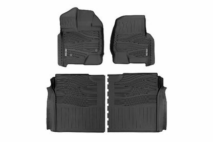 Fits Ford F-150(15-24)/Raptor(17-24) Flex-Fit Floor Mats FR & RR FF-51512
